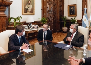 Audiencia con el Sr. Presidente Fernández